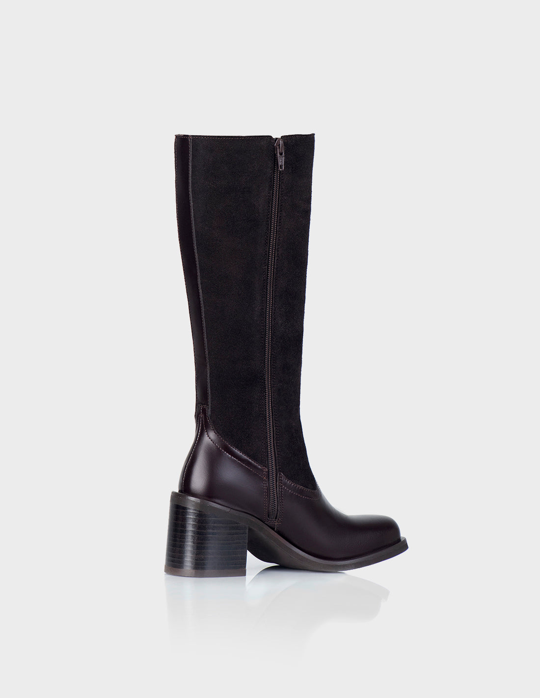 Bota Izcra Cuero * Gamuza Negro Cafe