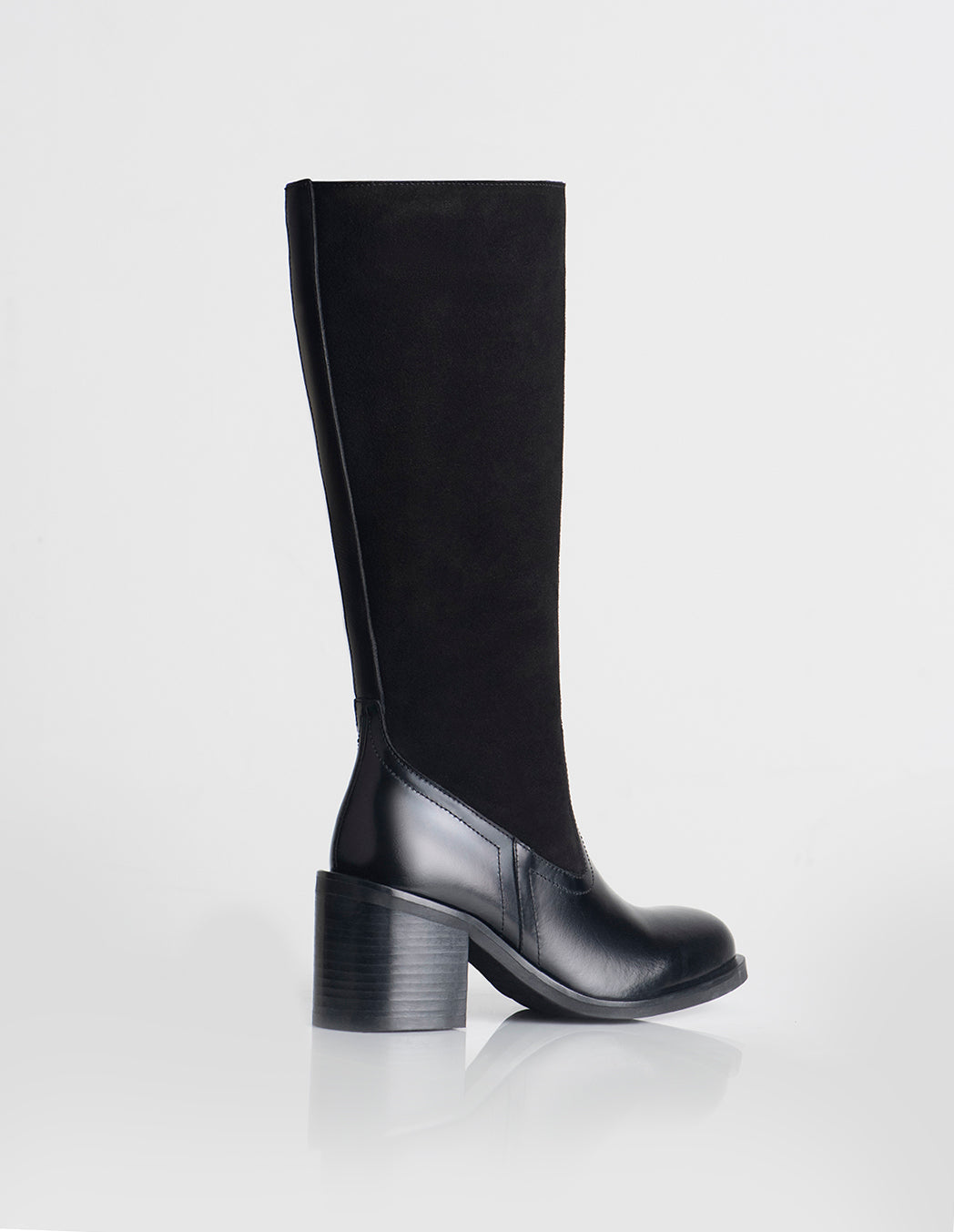 Bota Izcra Cuero * Gamuza Negro