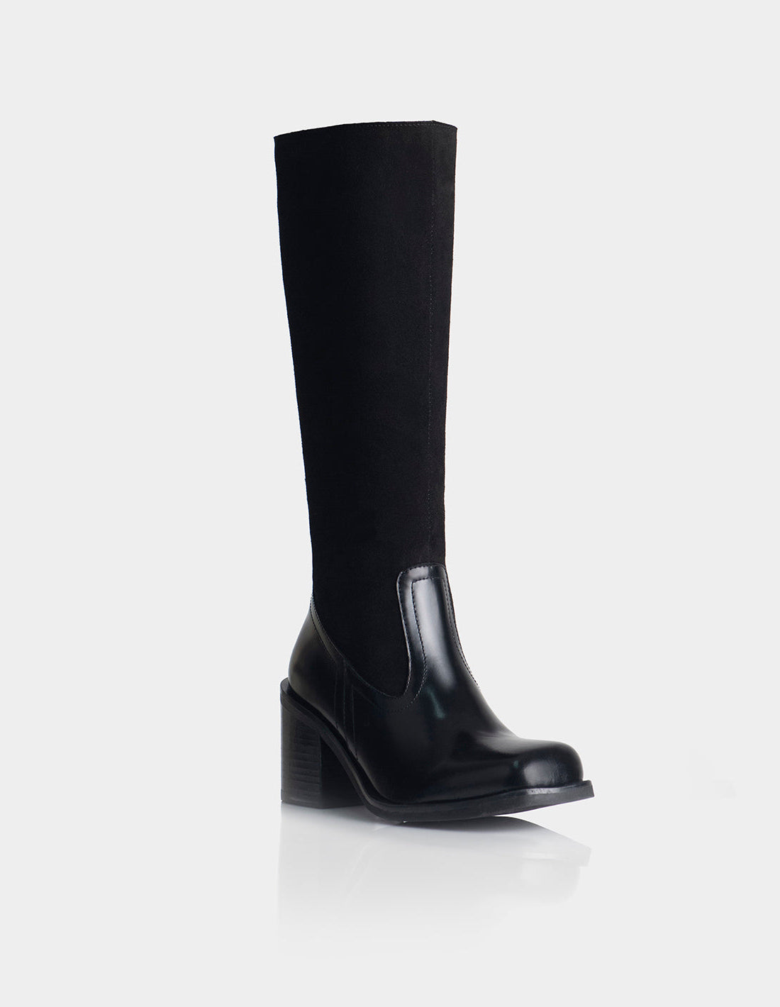 Bota Izcra Cuero * Gamuza Negro