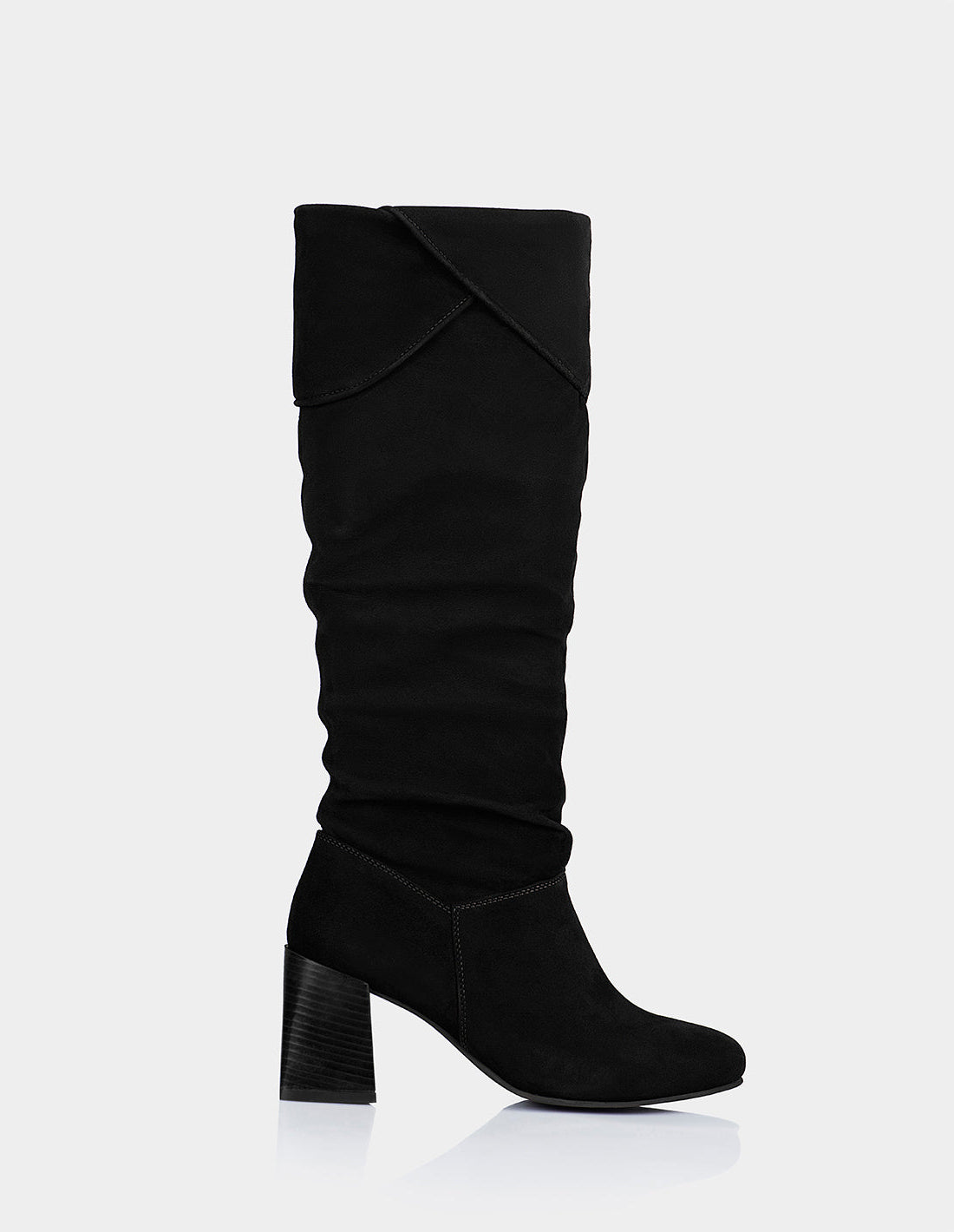 Bota Berna Cuero Ante Negro