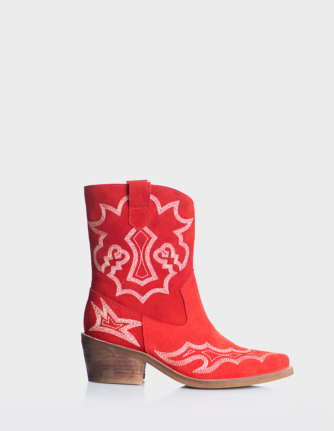 Texana Jerez Gamuza Rojo