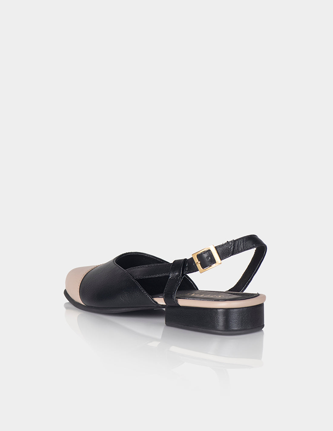 Zapato Slingback Kala Pardo x Negro