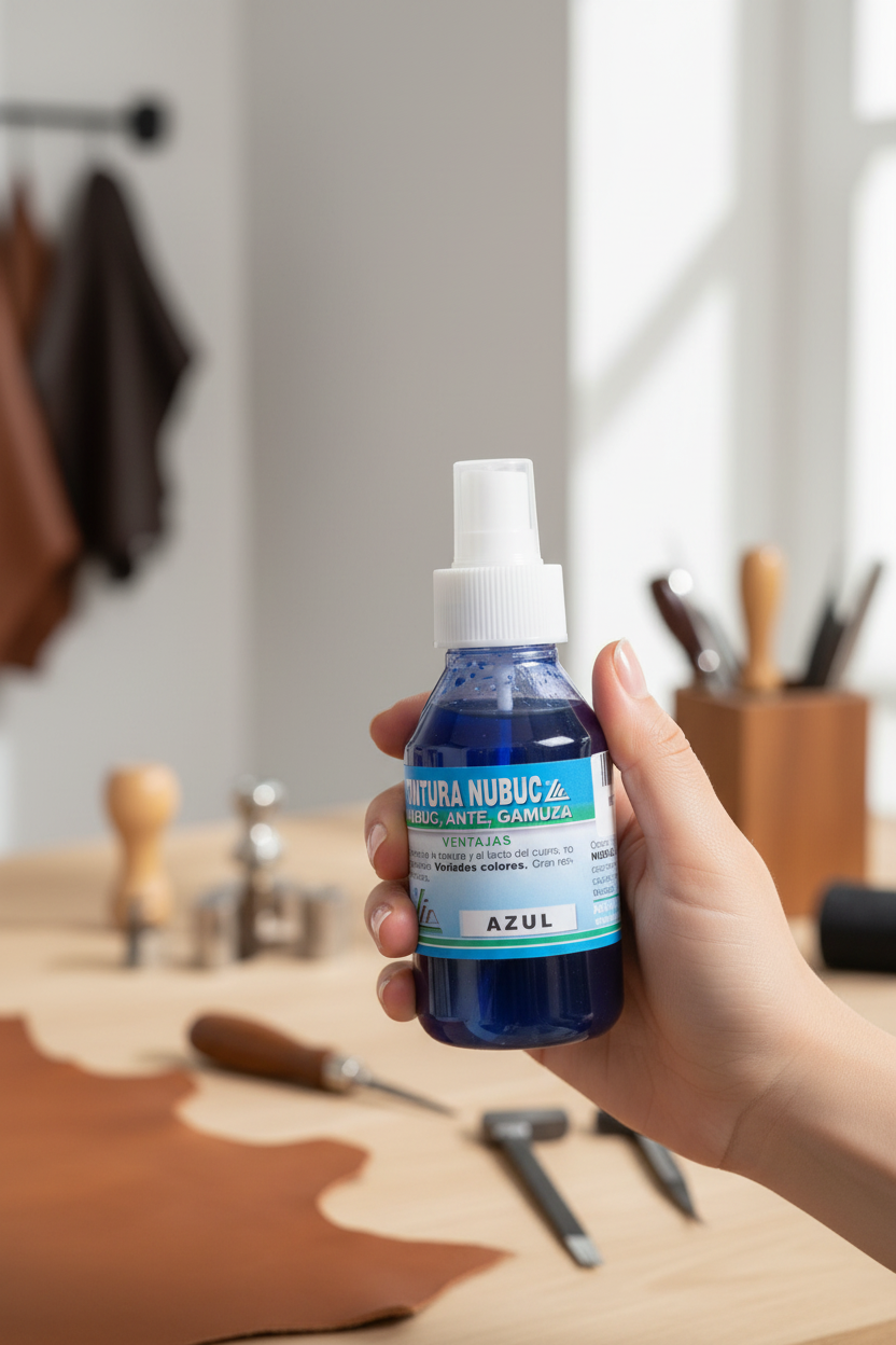 Intensificador Lia Para Ante y Gamuza Azul