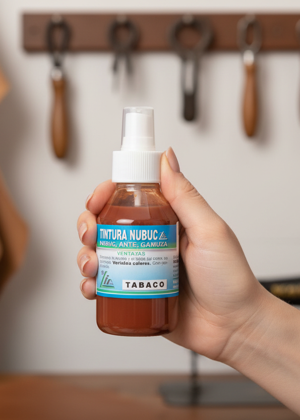 Intensificador Lia Para Ante y Gamuza Tabaco