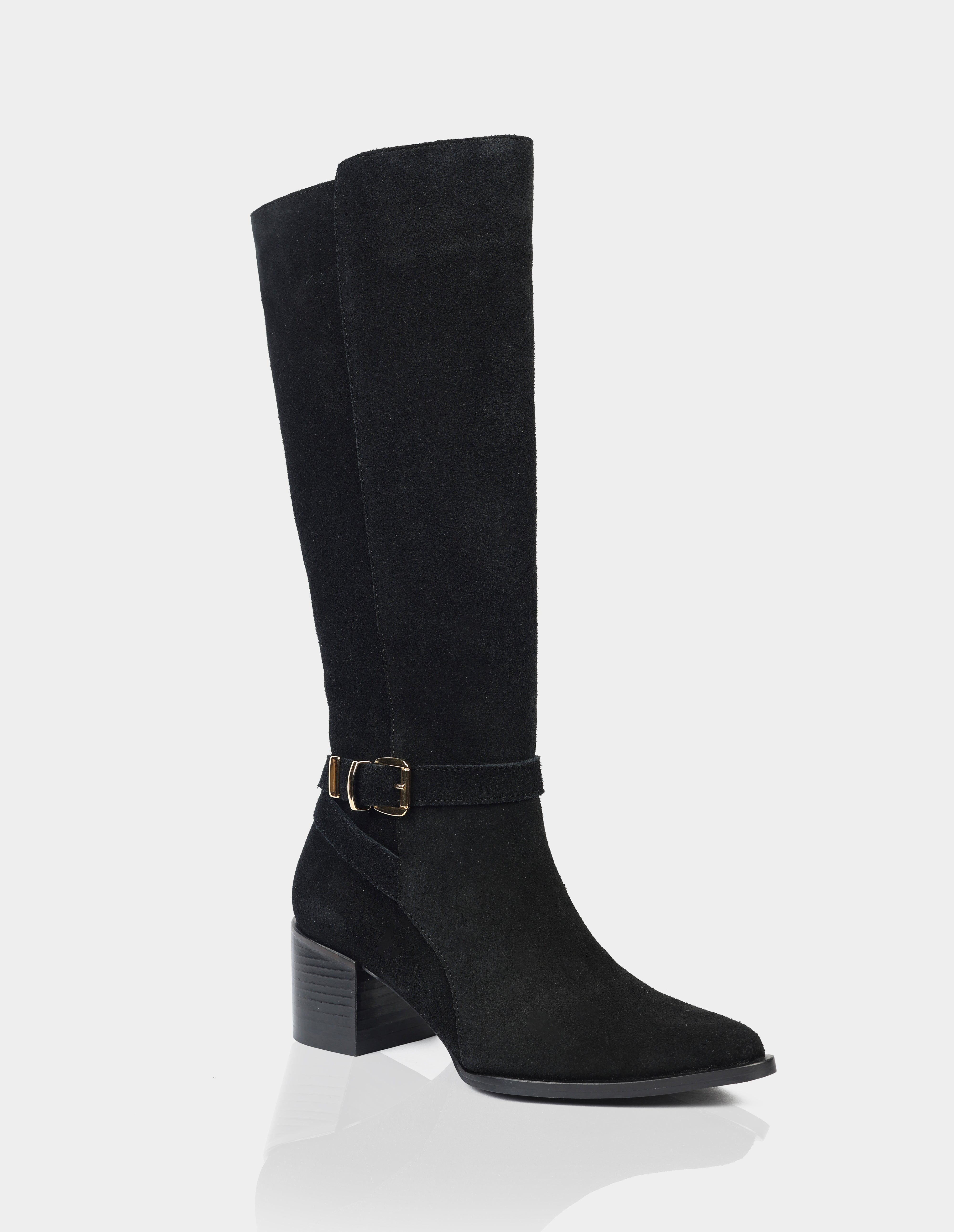Bota Loren Gamuza Negro