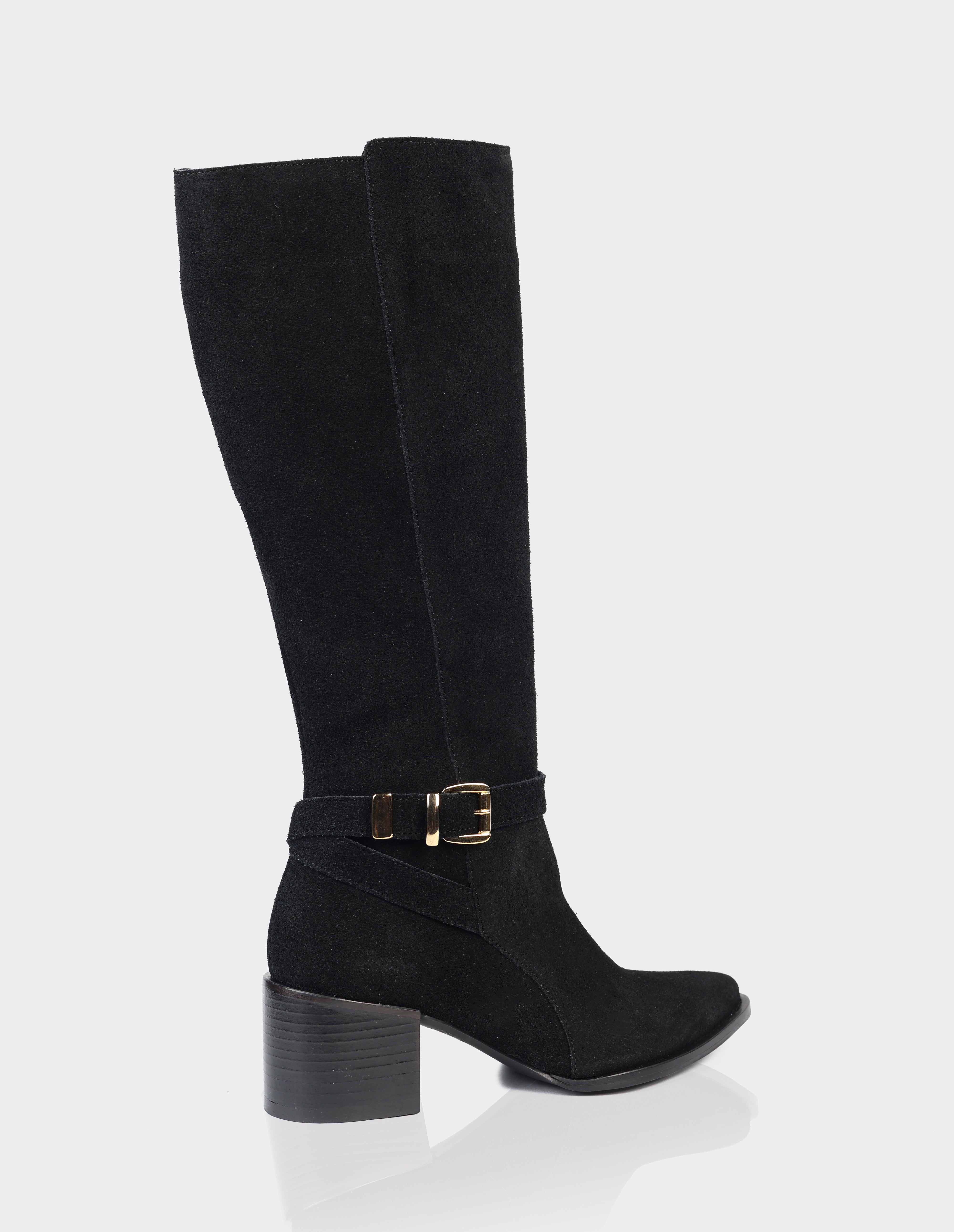 Bota Loren Gamuza Negro