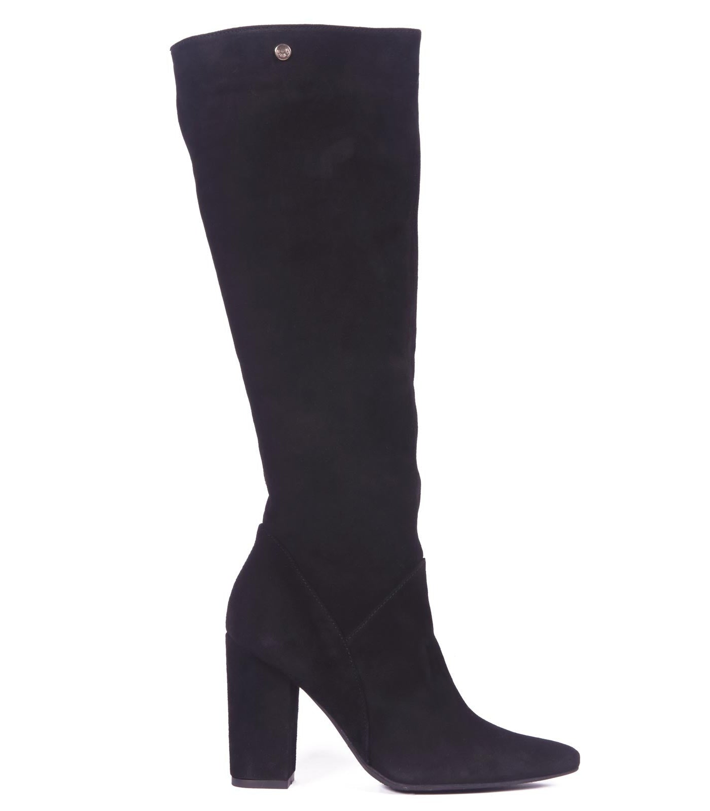 Bota Maggie Cuero Ante Negro