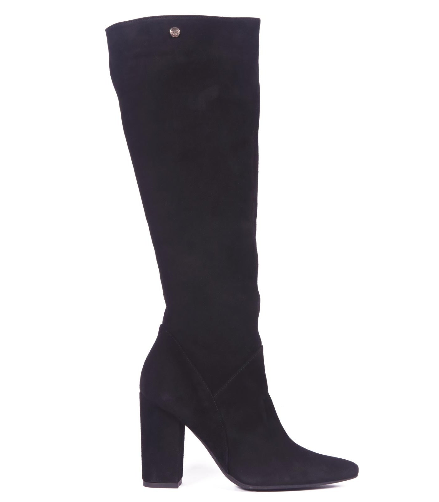 Bota Maggie Cuero Ante Negro