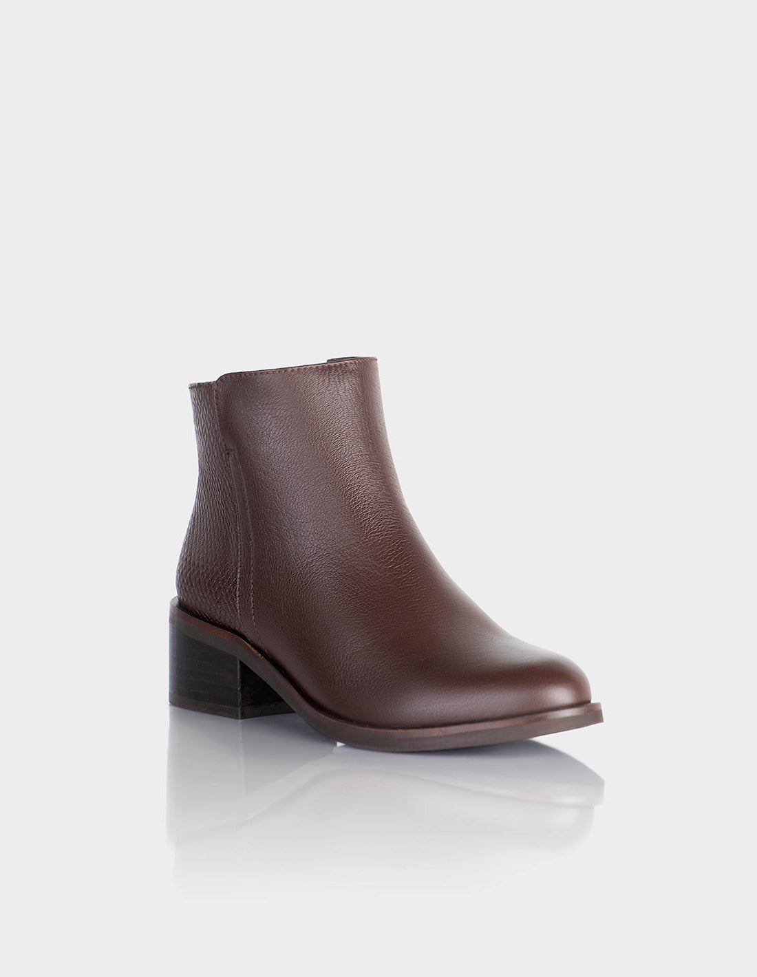 Botin Marbella Cuero Madera