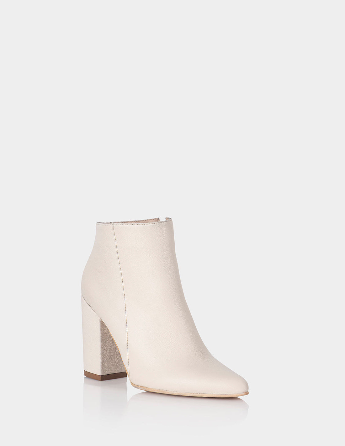 Botín May en cuero marfil