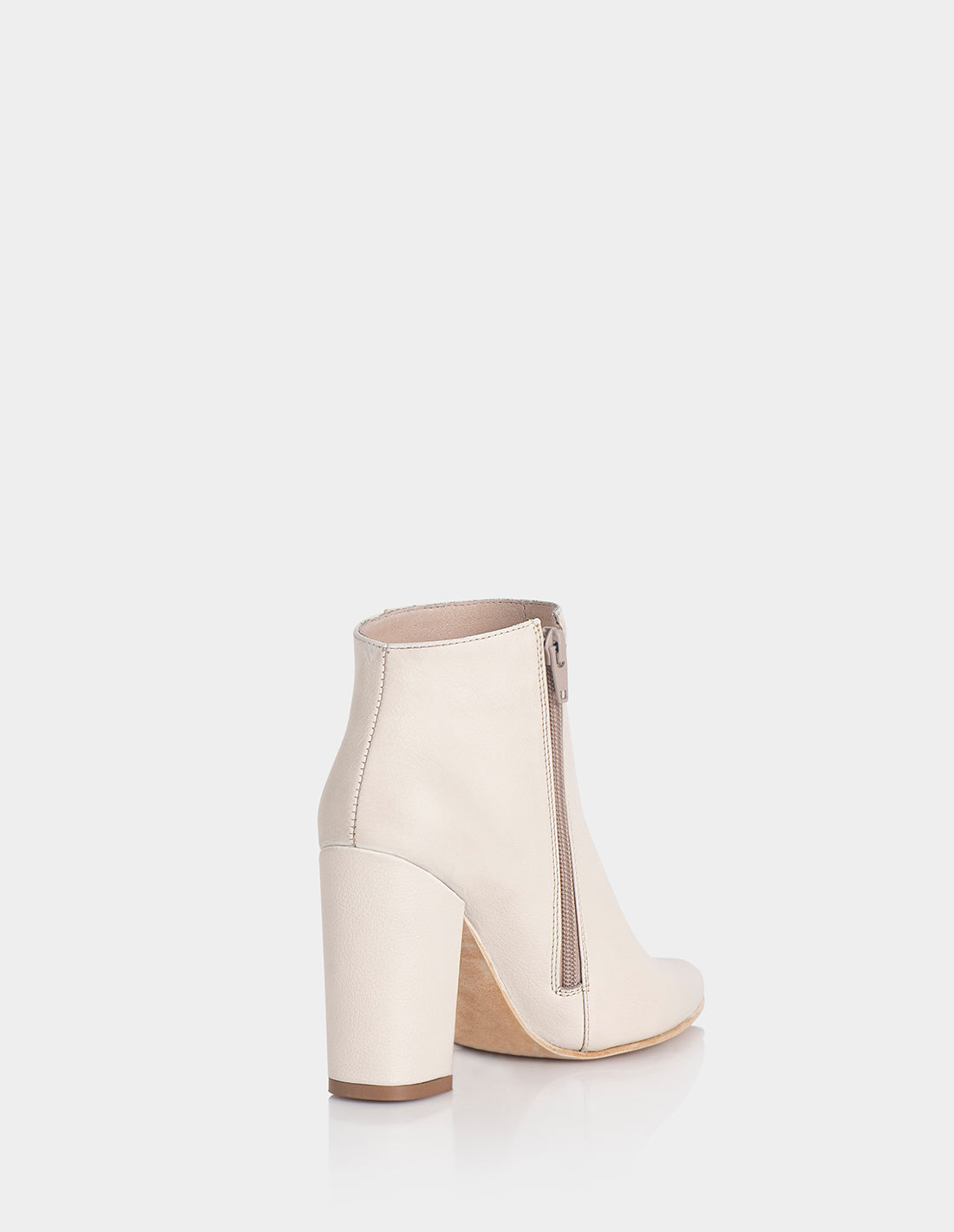 Botín May en cuero marfil