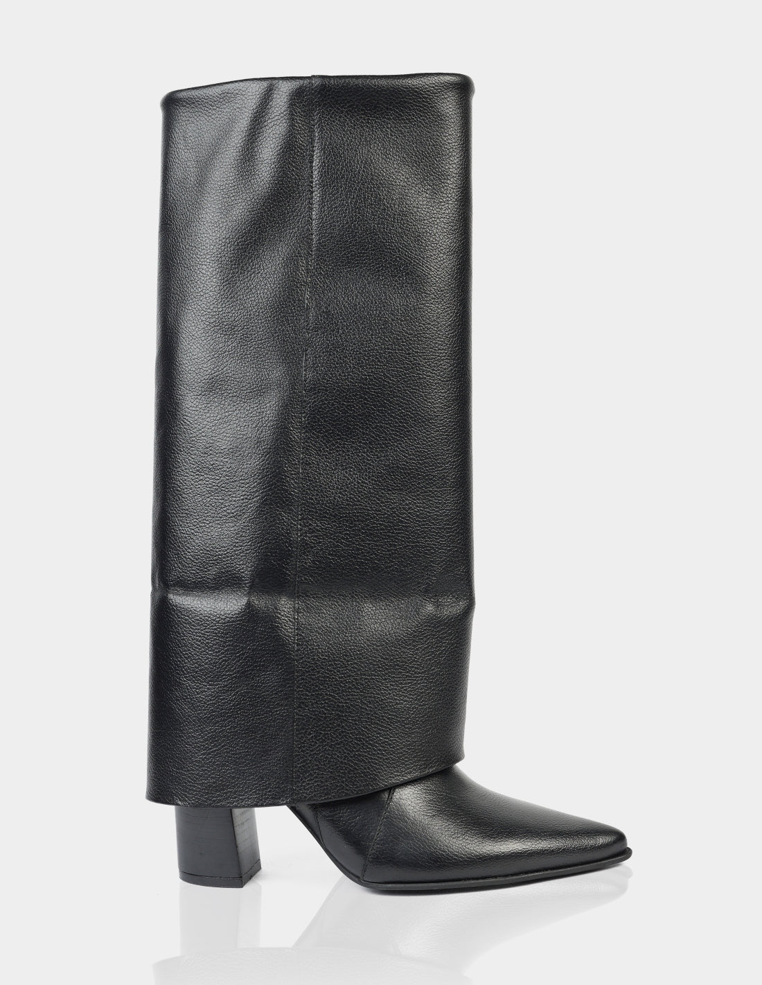 Bota Mikaela Cuero Negro