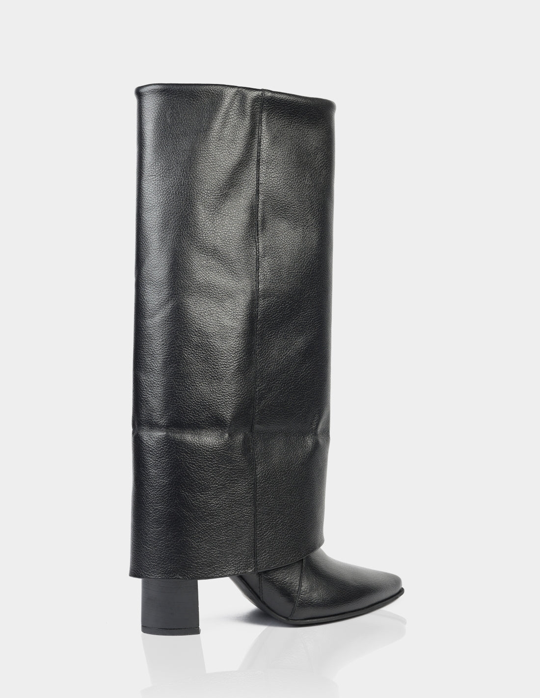 Bota Mikaela Cuero Negro