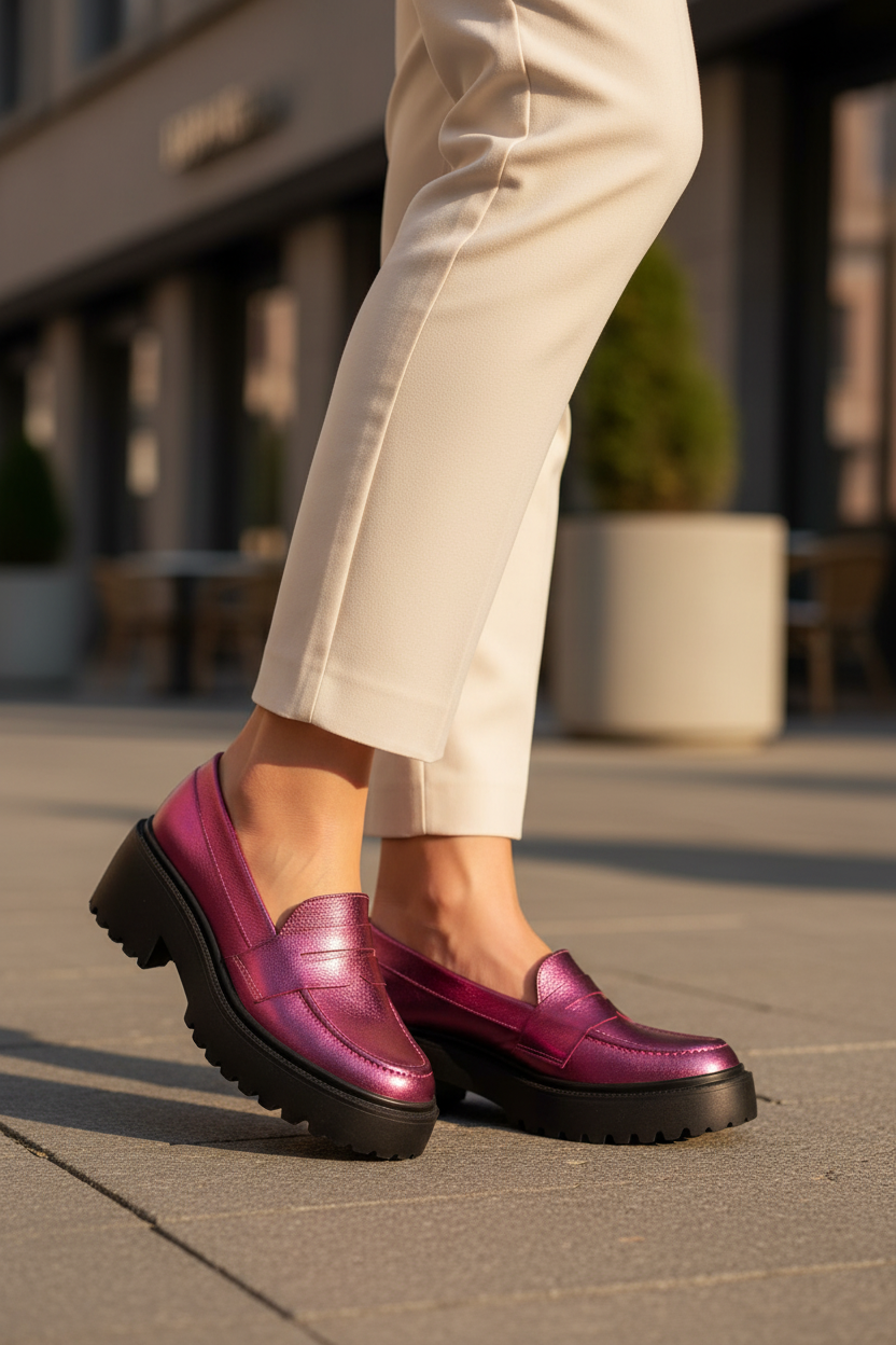 Mocasin Mady Magenta