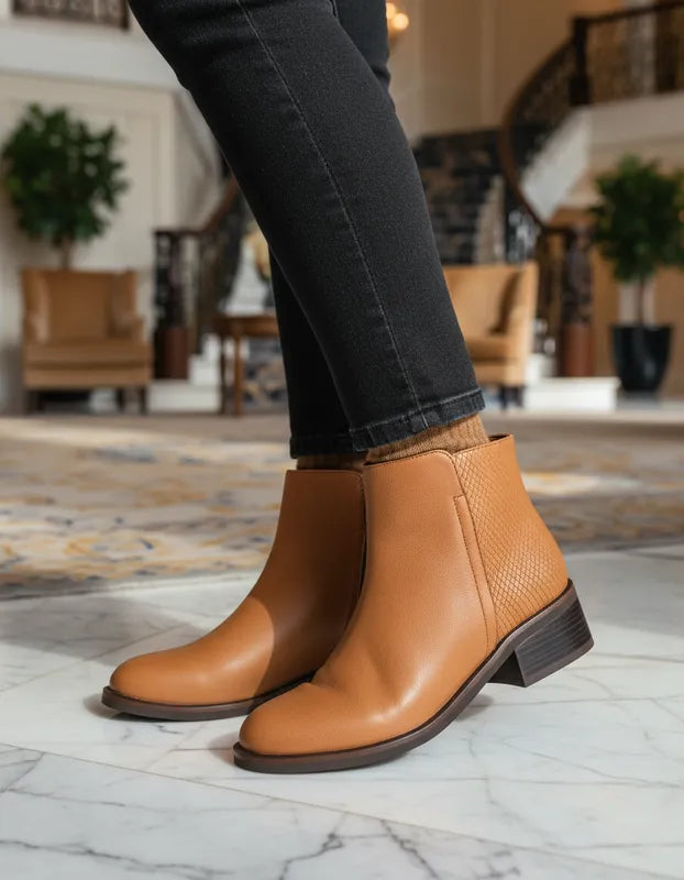 Botin Marbella Cuero Miel (mango)