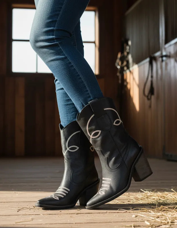 Texana Mistica Cuero Negro