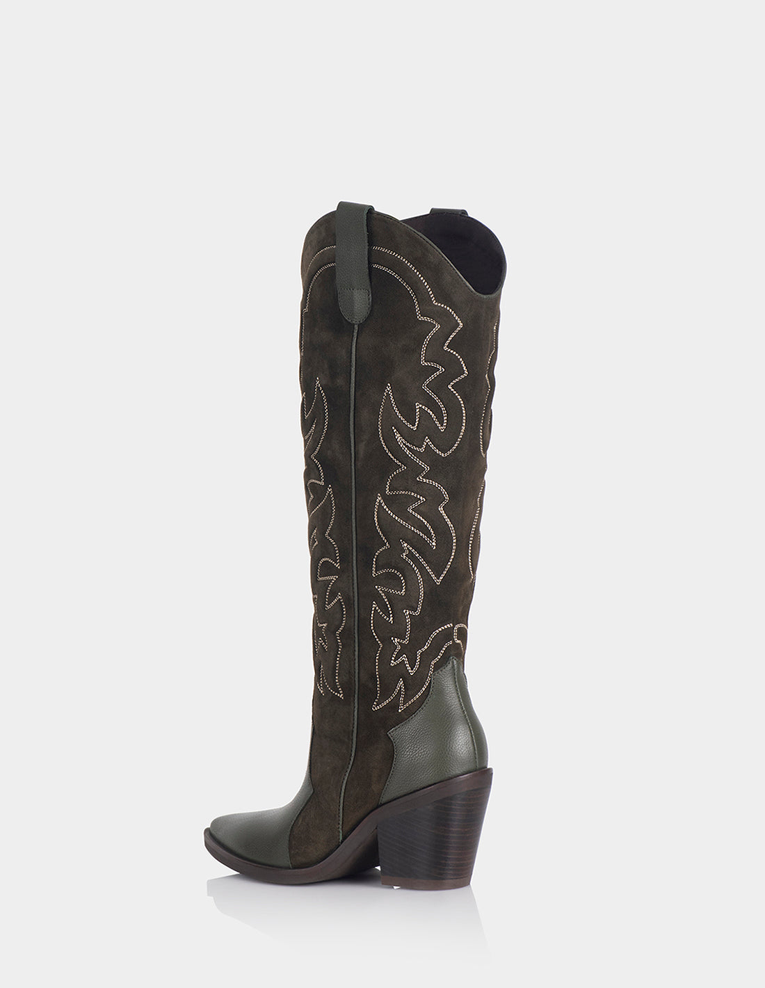 Texana Nebraska Cuero napa * Ante Verde Oliva