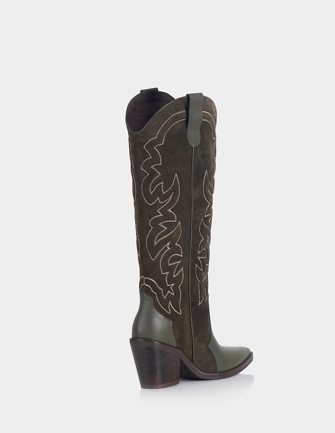 Texana Nebraska Cuero napa * Ante Verde Oliva