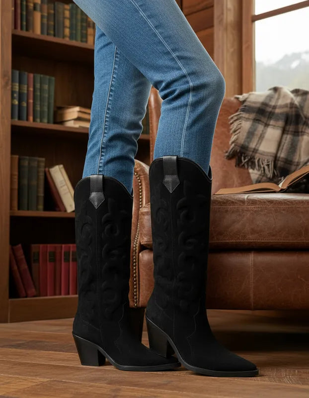 Bota Nash Gamuza Negro