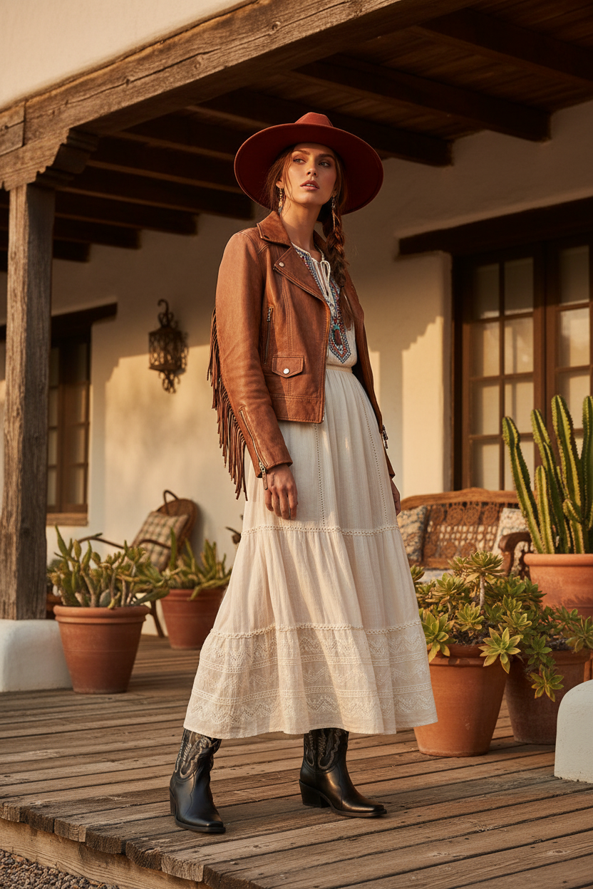 Texana Olivia Cuero negro