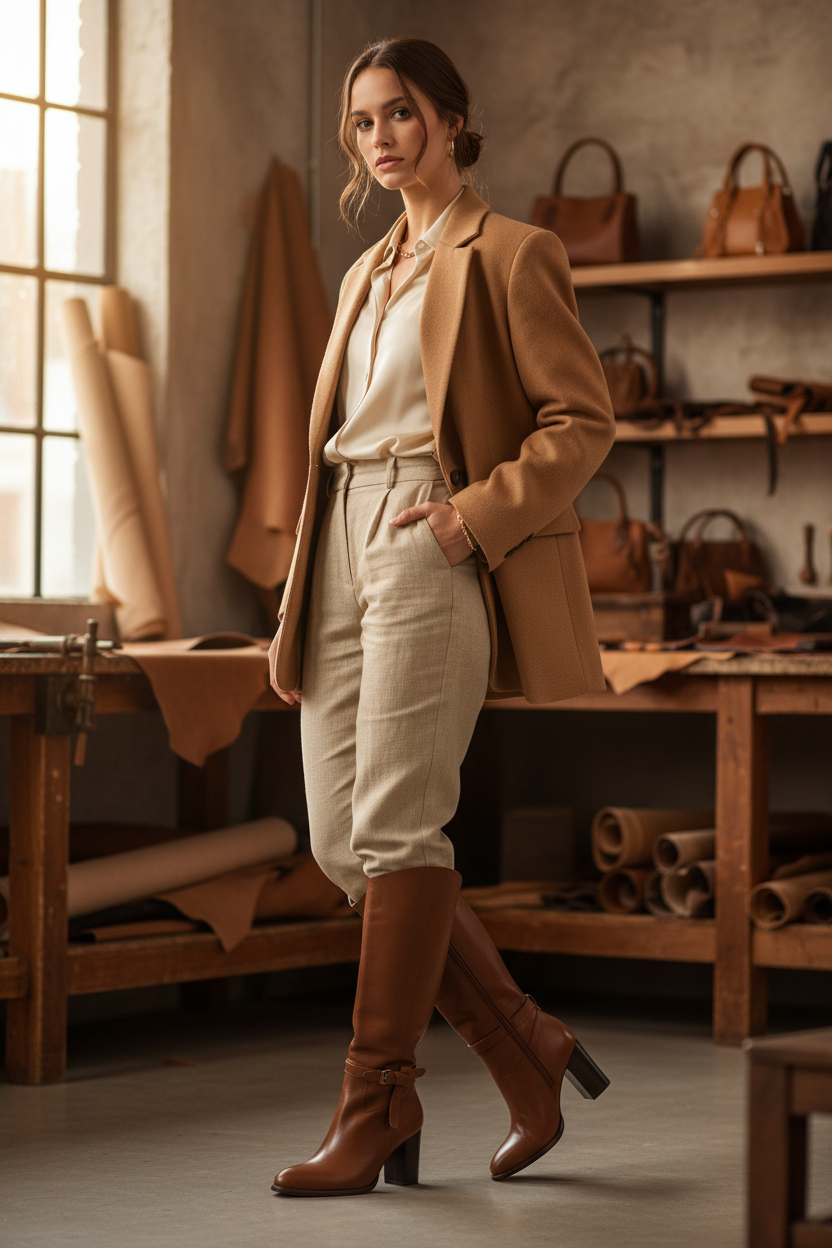 Bota Parma Cuero Miel