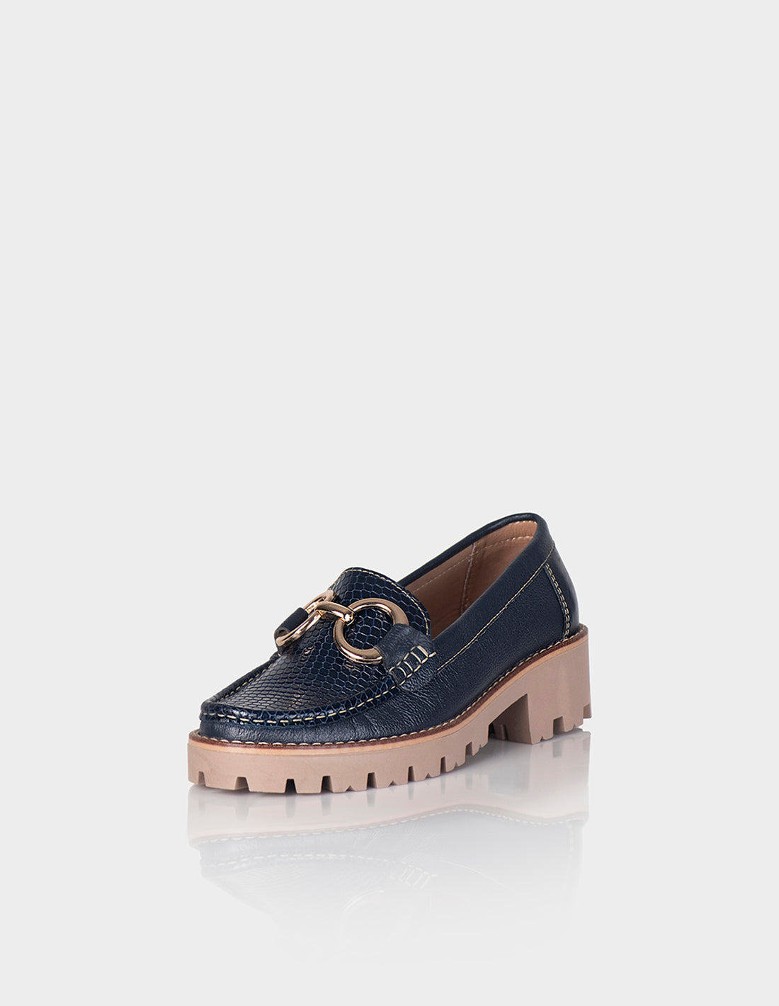 Mocasin Pepa Folia Azul