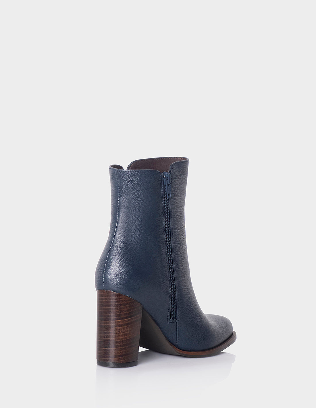 Botin Pamela Cuero Azul