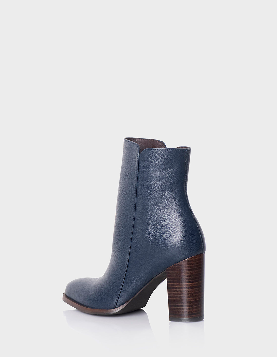 Botin Pamela Cuero Azul
