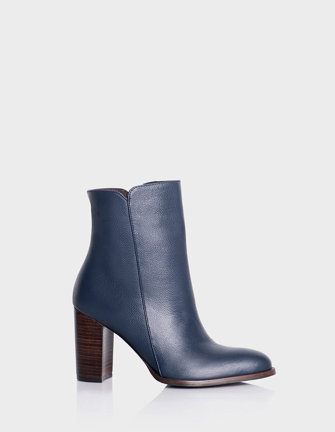 Botin Pamela Cuero Azul