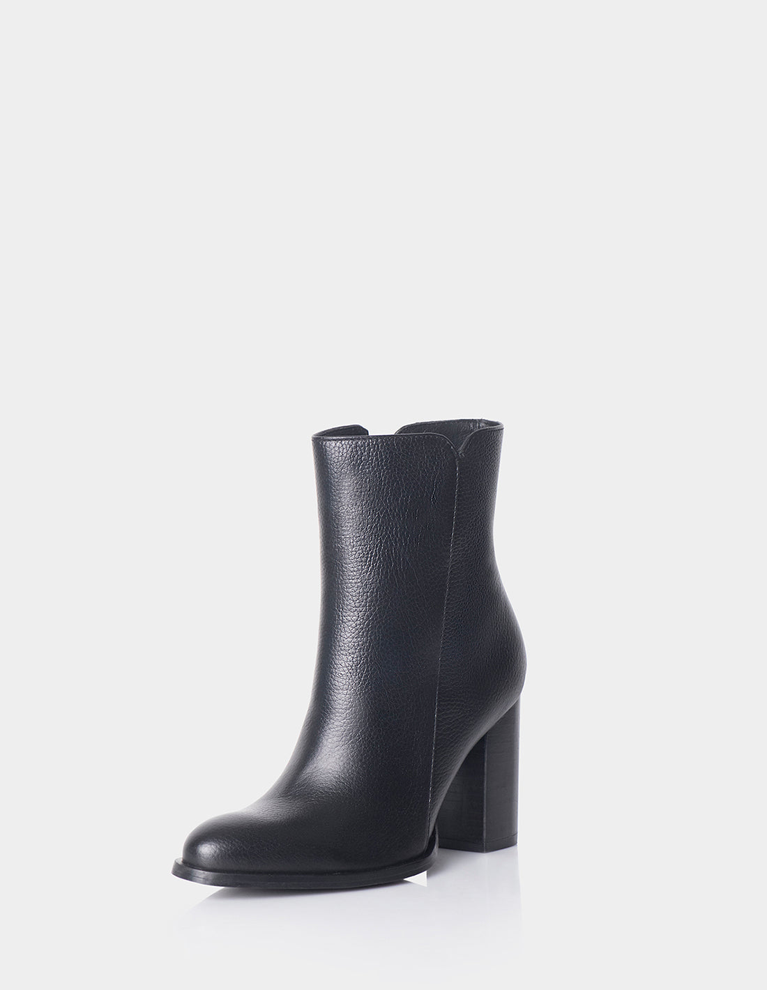 Botin Pamela Cuero Negro