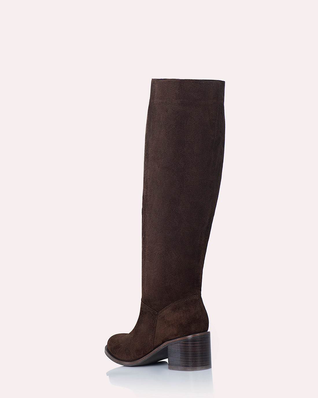 Bota Slouchy Sante Cuero Ante Cafe