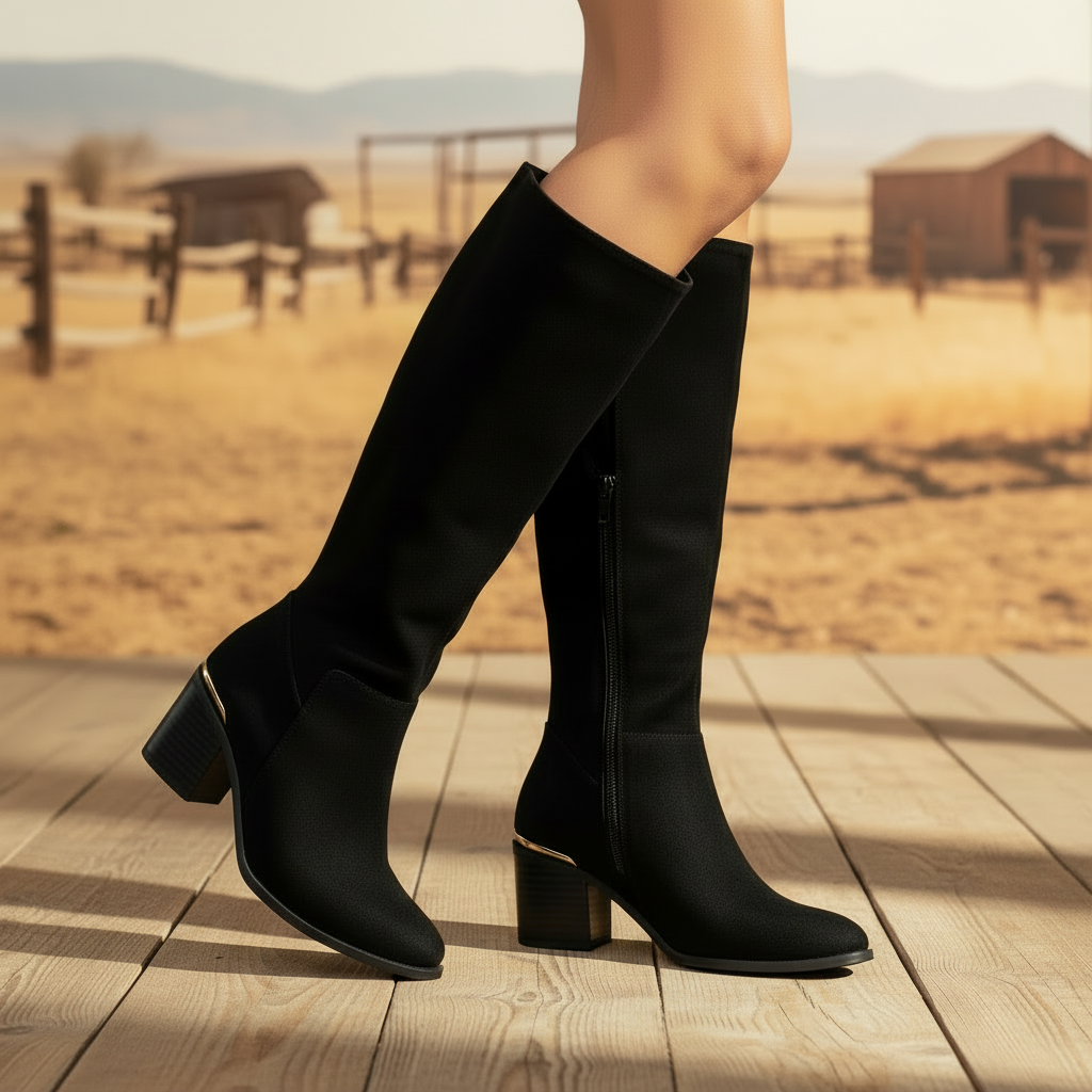 Bota Sharon Ante Negro