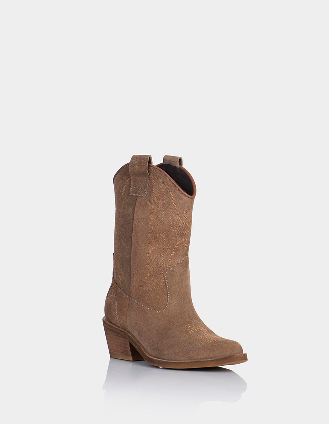 Texana Silvana Cuero Gamuza Chocolate