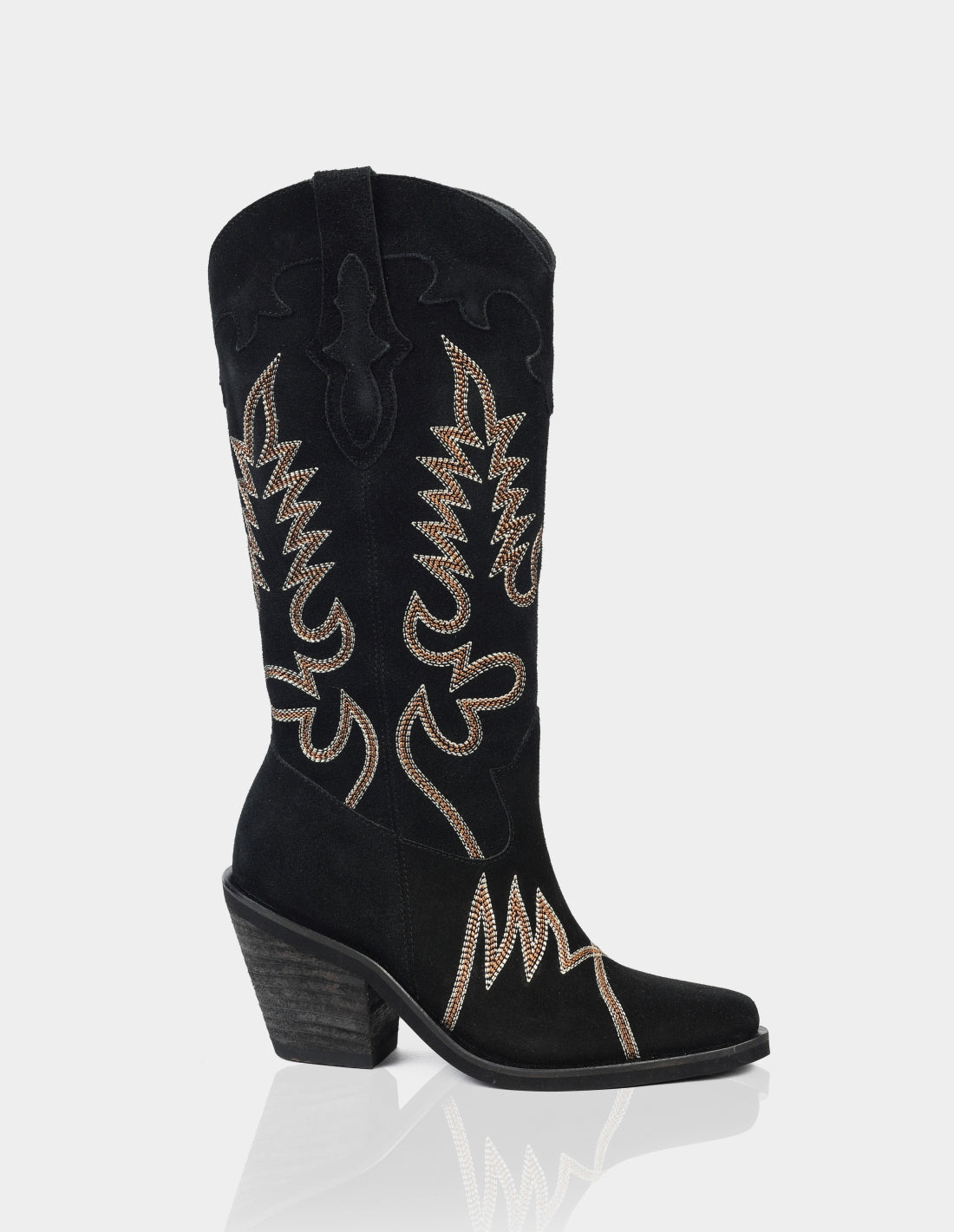 Texana Soho Gamuza Negro