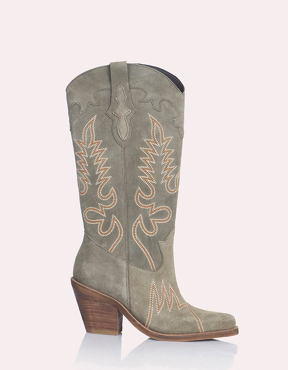 Texana Soho Gamuza Aceituna