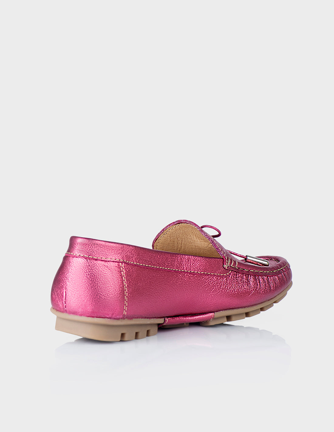 Mocasin Thea Cuero folia Magenta