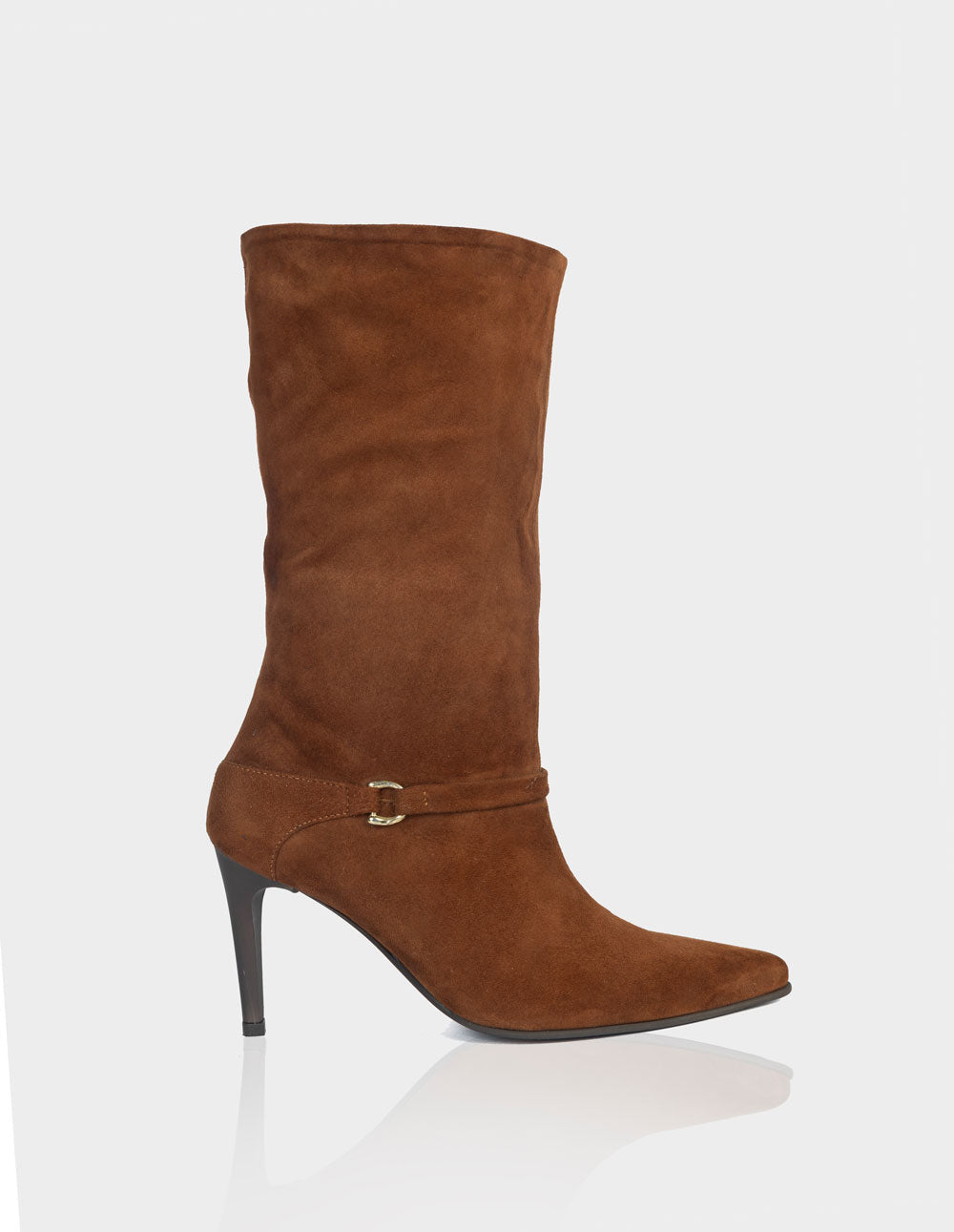 Bota Versatta Cuero Ante Canela