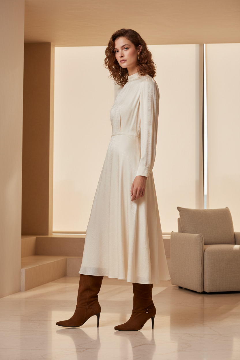 Botin Versatta Cuero Ante Canela