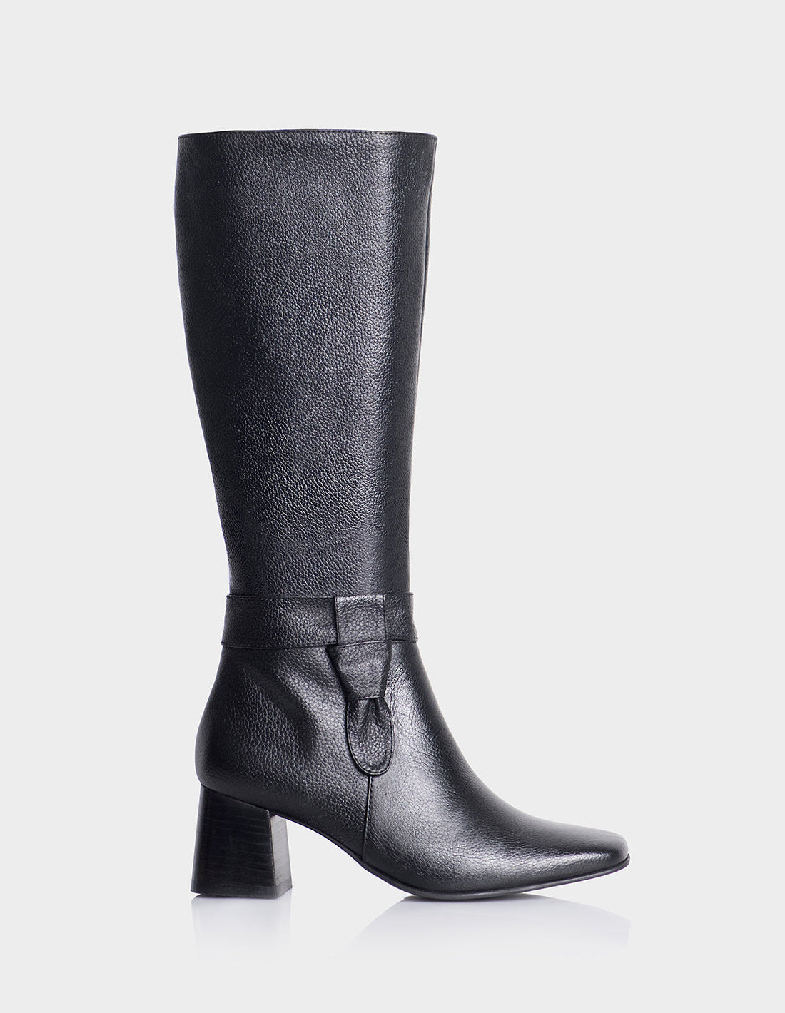 Bota Vitalia Cuero Negro