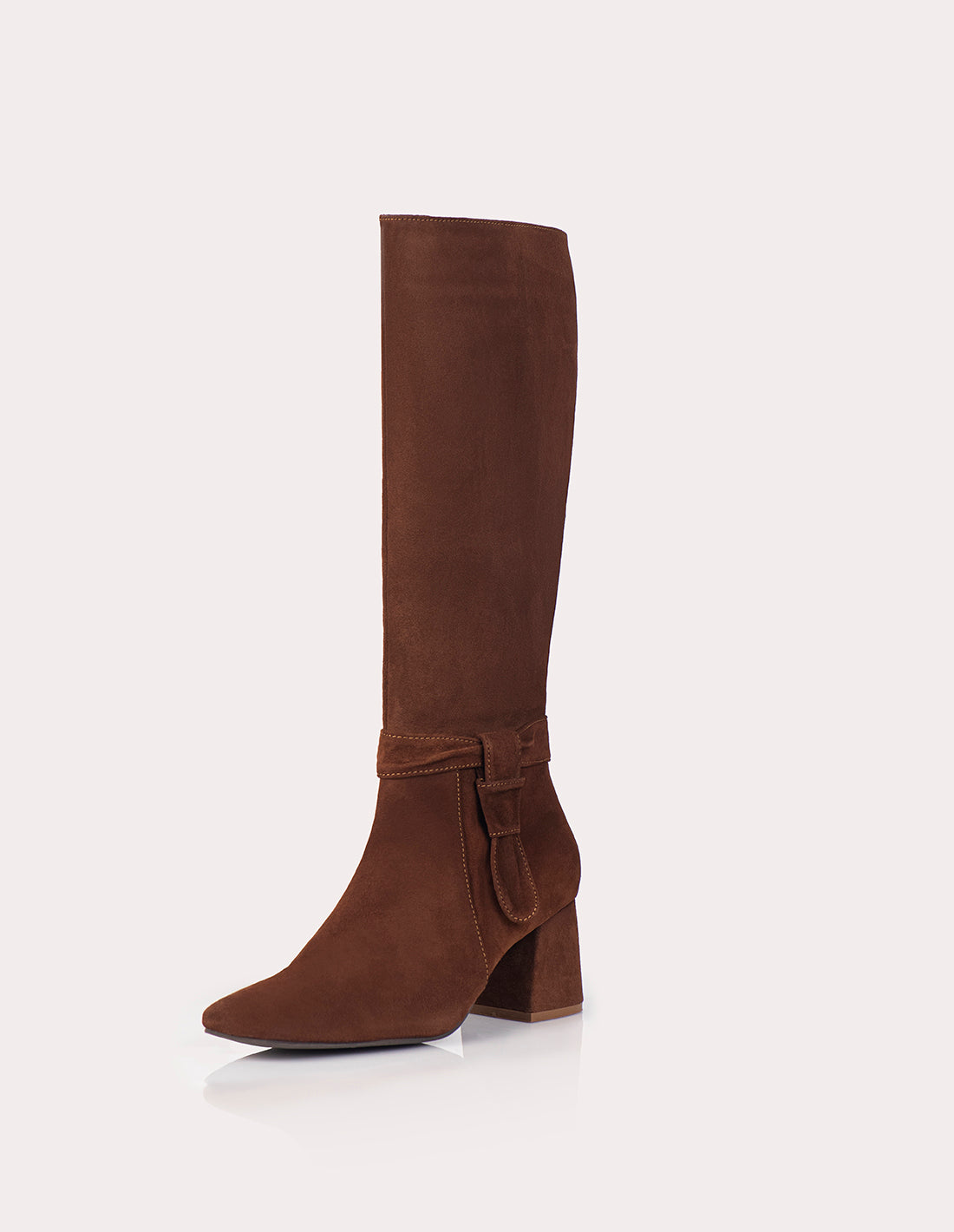 Bota Vitalia Cuero Ante Canela
