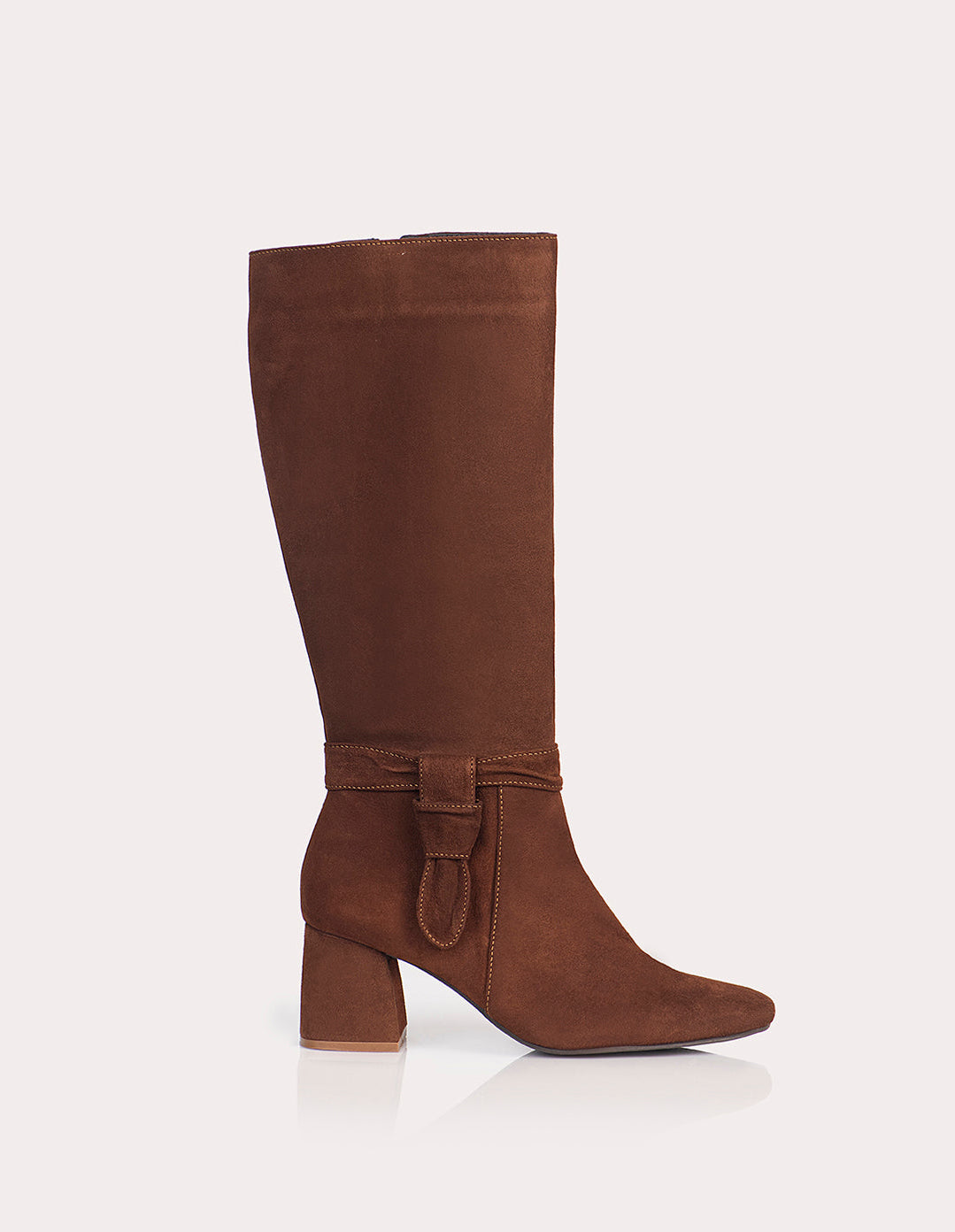 Bota Vitalia Cuero Ante Canela