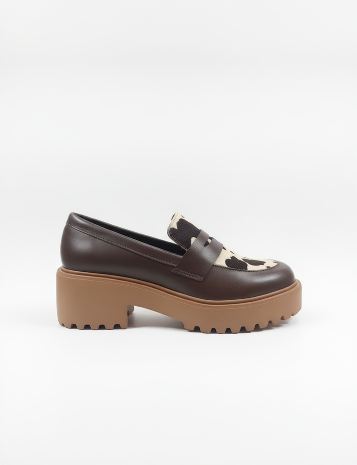 MOCASIN CAPRI VAQUITA * CUERO CAFE