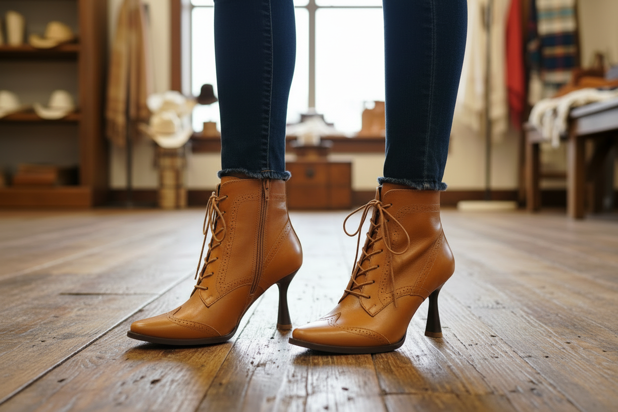 Botin Zia Cuero Miel