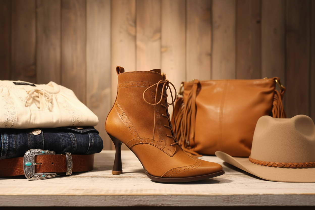 Botin Zia Cuero Miel