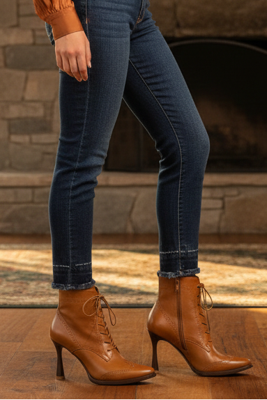 Botin Zia Cuero Miel