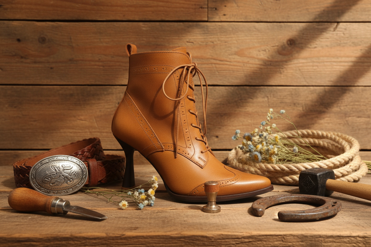 Botin Zia Cuero Miel