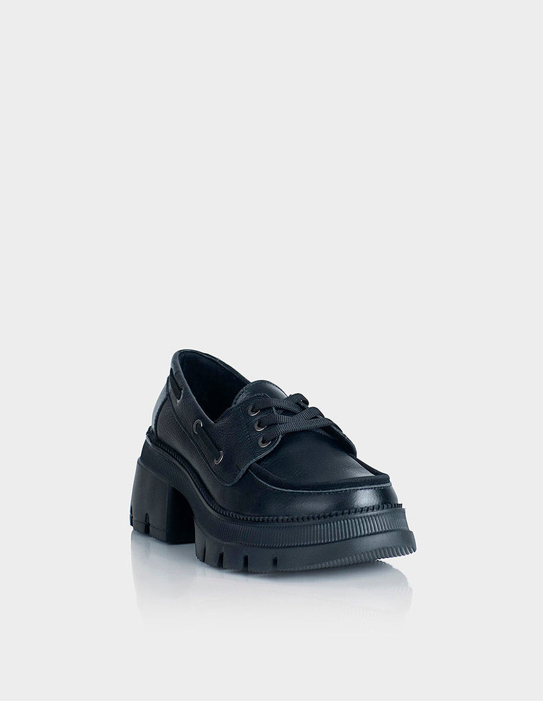 Mocasín Zetta Cuero Negro