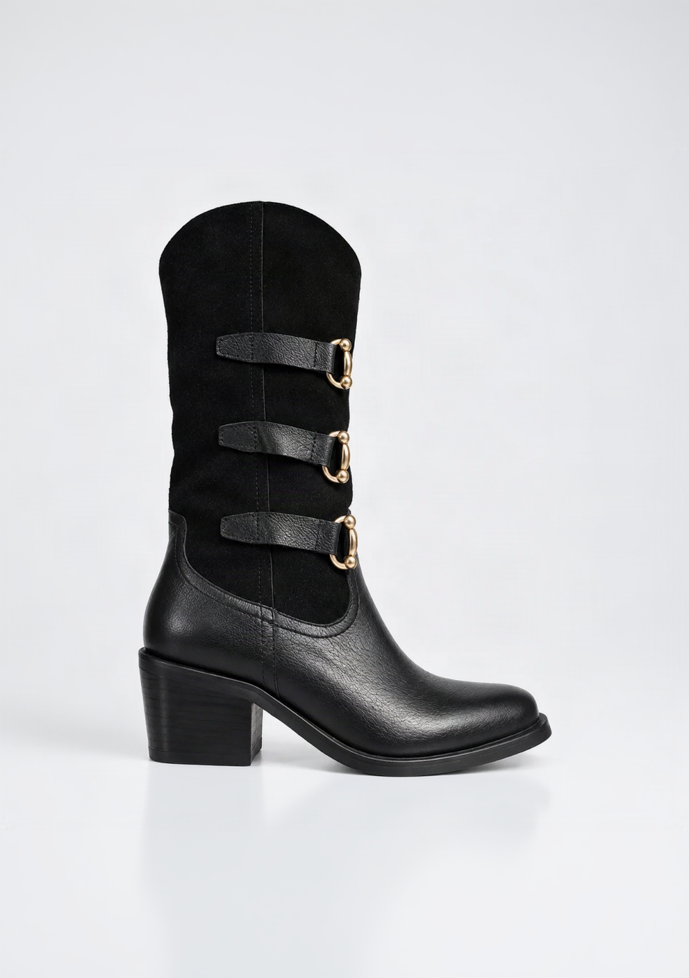 Muestra Texana 2356 cuero x Ante Negro 38