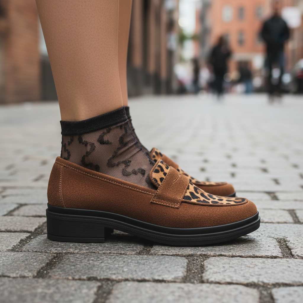 Mocasin Agostino Canela x Leopardo
