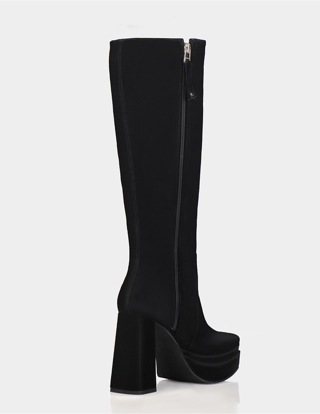 Bota Ada en Cuero Ante Negro